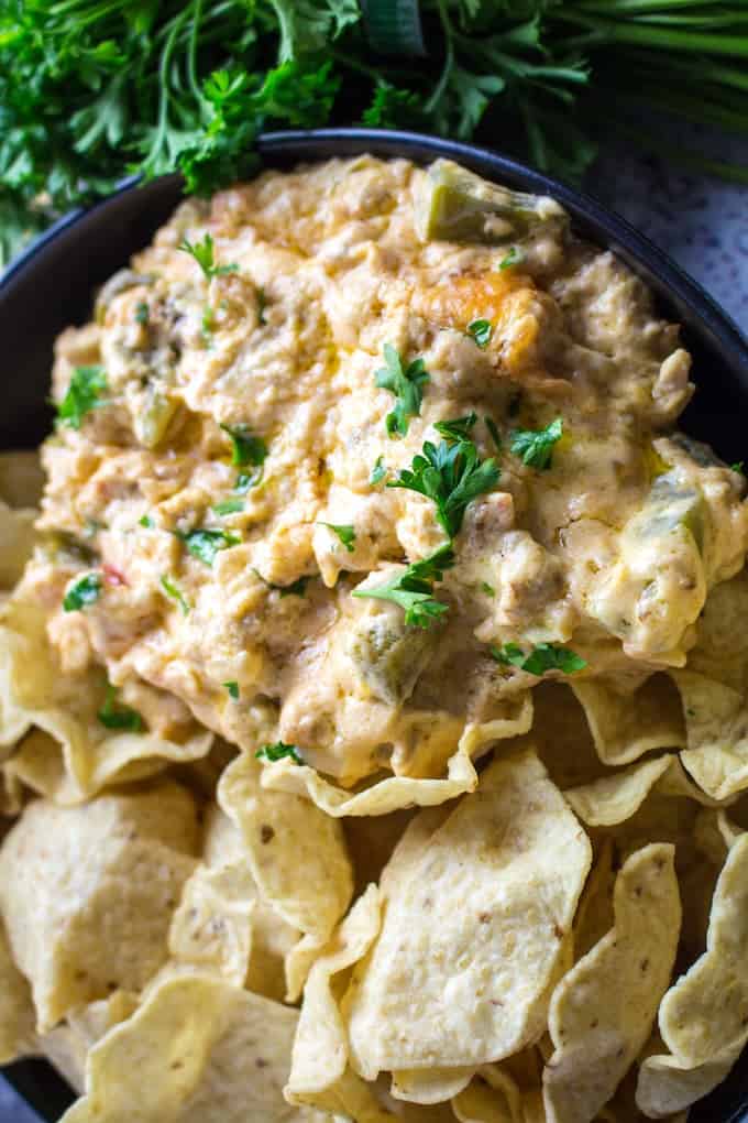 spicy sausage dip