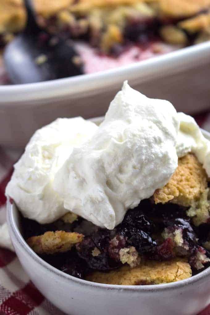 Cherry Cobbler With Fresh Cherries