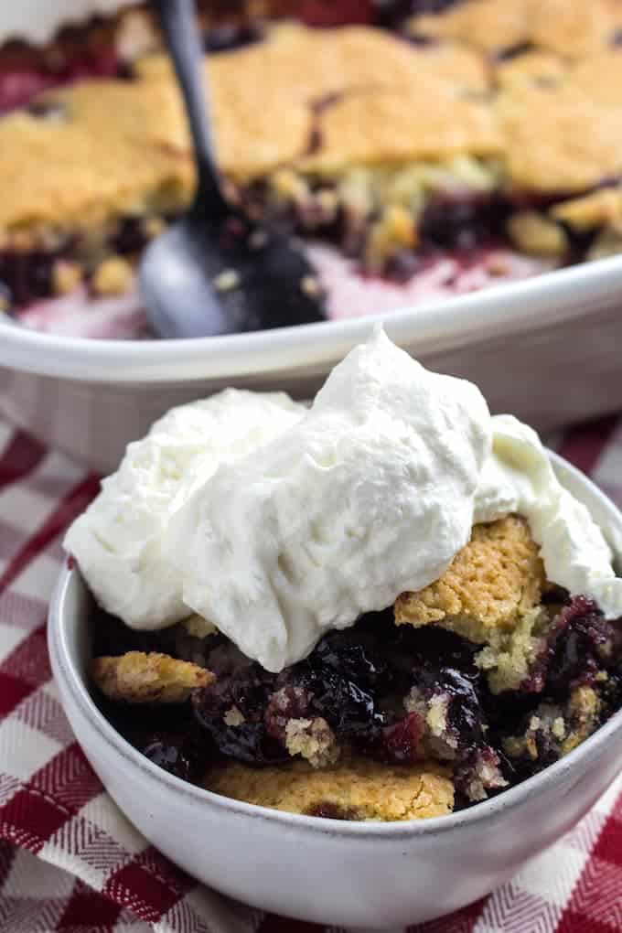 Cherry Cobbler With Frozen Cherries