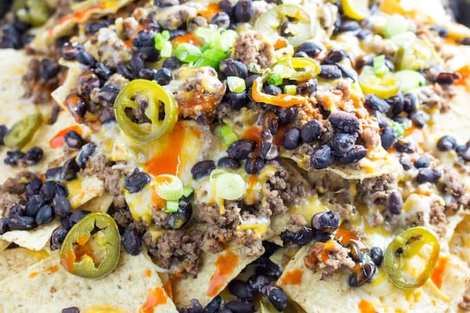 easy beef nachos