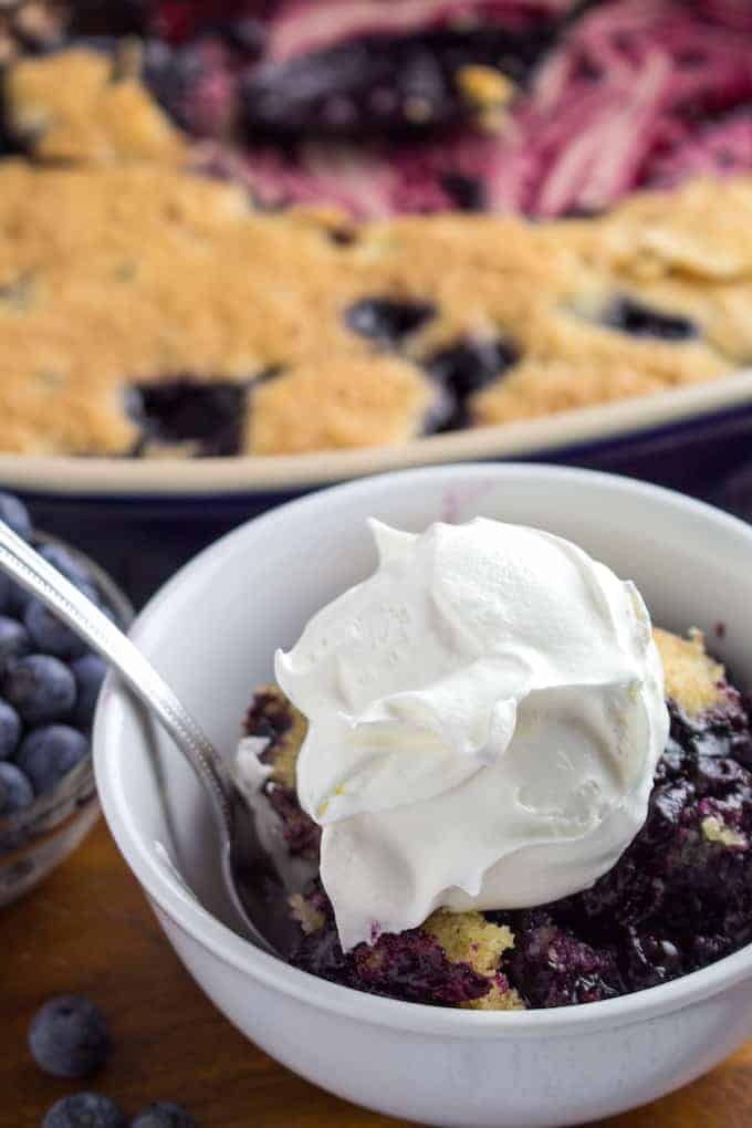 how to make blueberry cobbler