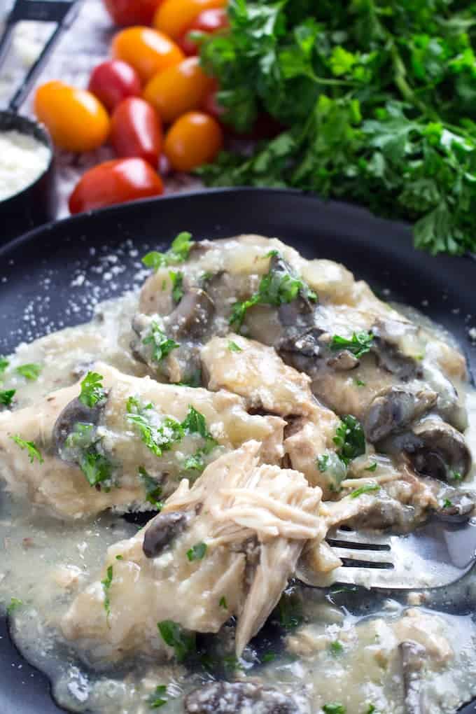 slow cooker chicken marsala