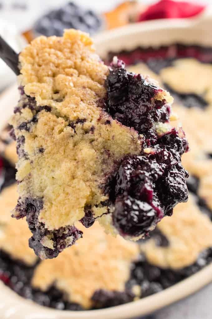 southern blueberry cobbler