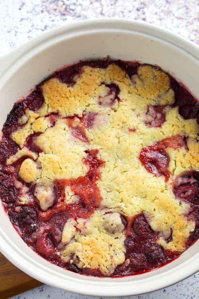 strawberry cobbler recipe