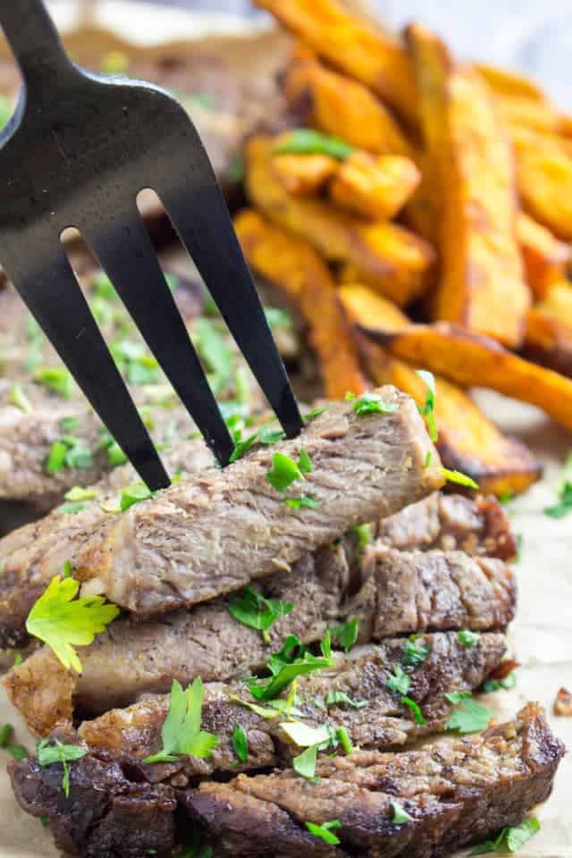 Air Fryer Steak • Dishing Delish