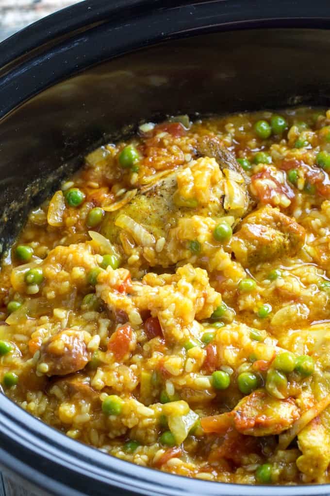 chicken and sausage paella