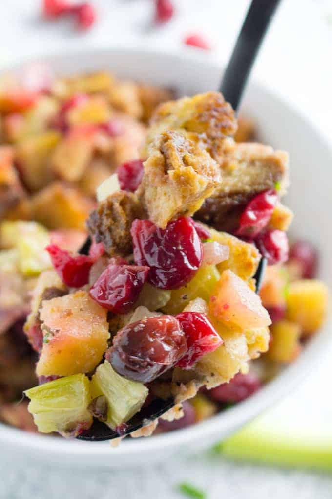 fresh cranberry stuffing