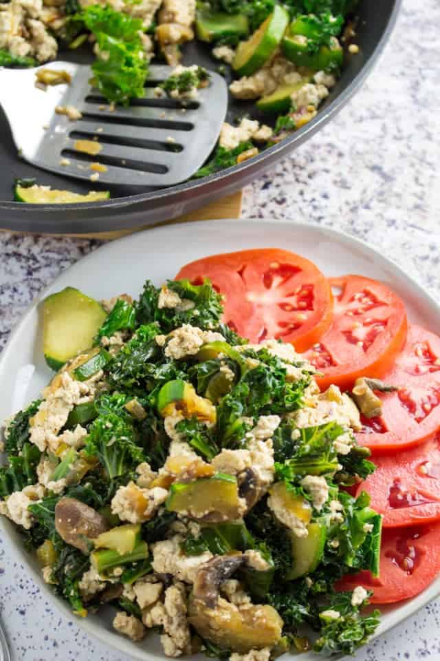 Best Tofu Scramble Recipe (Gluten Free, Vegan) • Dishing Delish