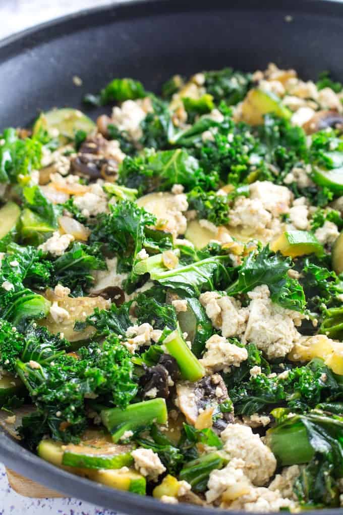 vegan tofu scramble recipe