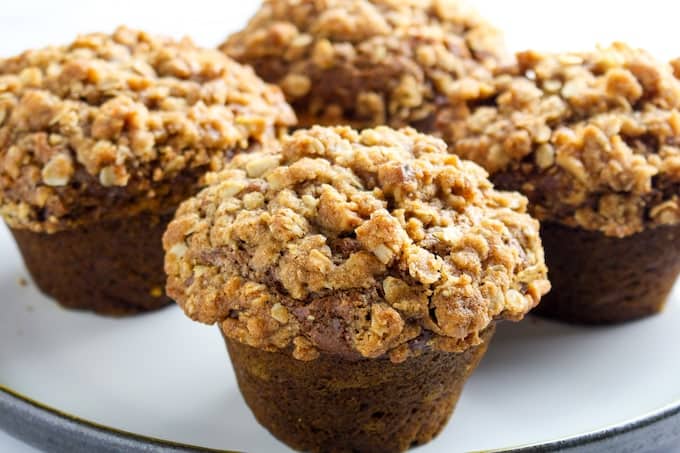 gluten free pumpkin streusel muffins-4