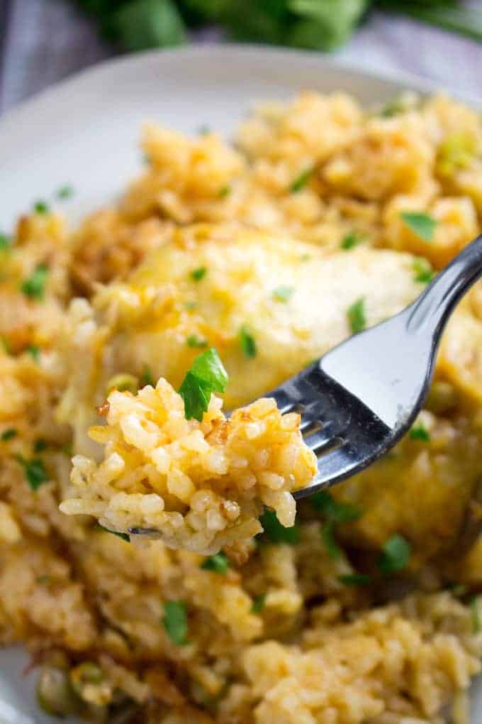 instant pot chicken and rice