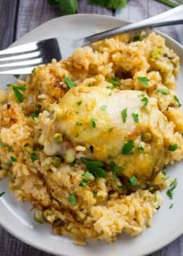 instant pot chicken and spanish rice