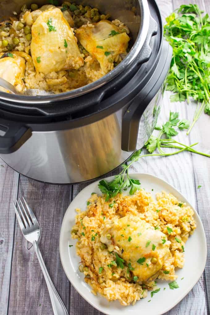 instant pot spanish rice and chicken