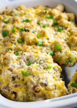 cheesy chicken tater tot casserole-1