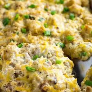 cheesy chicken tater tot casserole-1