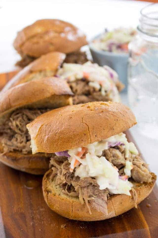 Moonshine Crock Pot Pulled Pork • Dishing Delish
