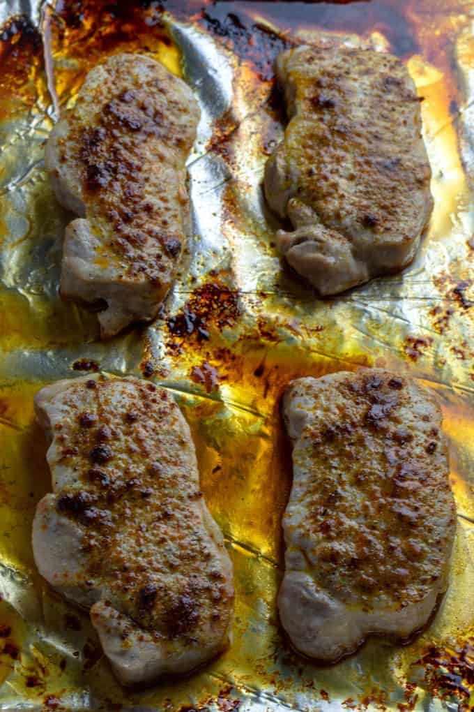 oven baked pork chops