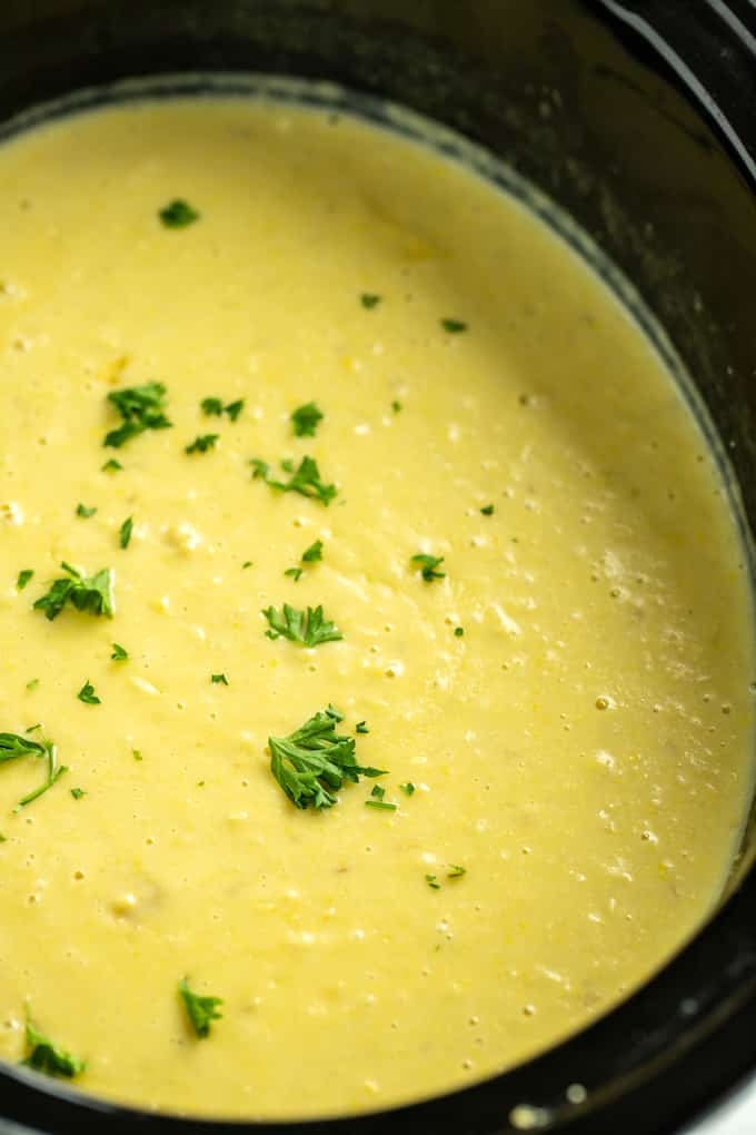 slow cooker corn chowder