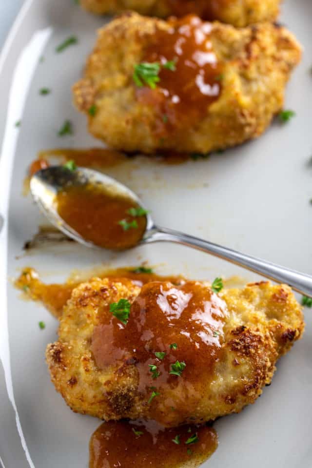 Crispy Oven Fried Pork Chops (Gluten Free) • Dishing Delish