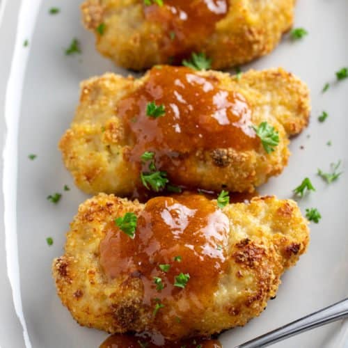 Crispy Oven Fried Pork Chops (Gluten Free) • Dishing Delish