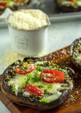 portobello mushroom pizza