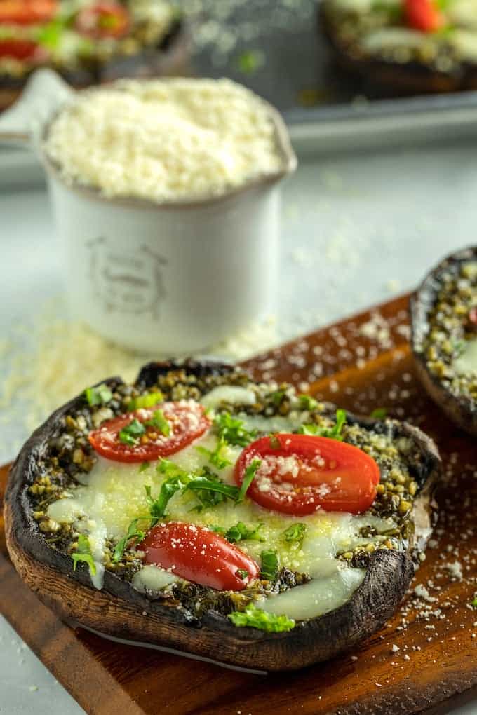 portobello mushroom pizza