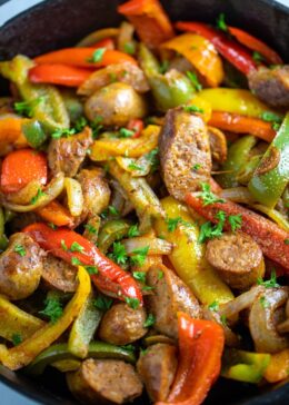 sausage peppers and onions