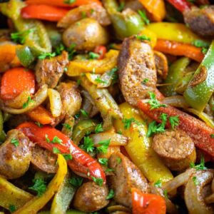 sausage peppers and onions