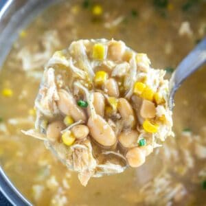 Instant Pot White Chicken Chili • Dishing Delish