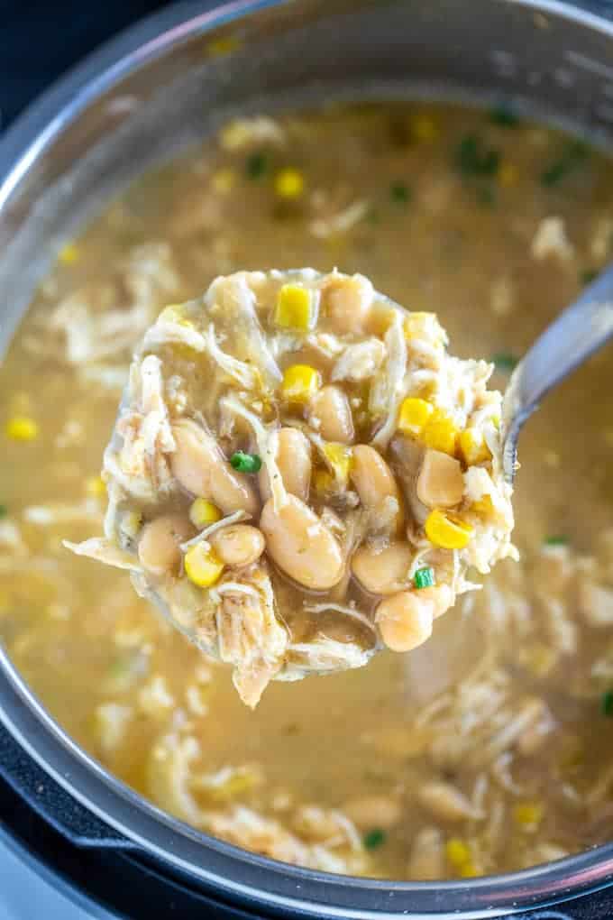 Instant Pot White Chicken Chili Recipe