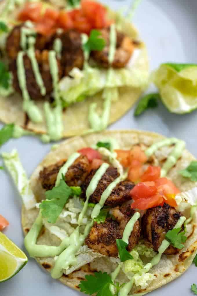 cajun shrimp tacos