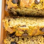 easy chocolate chip banana bread