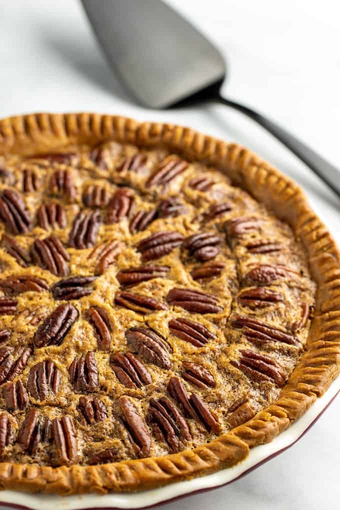 Gluten Free Pecan Pie • Dishing Delish