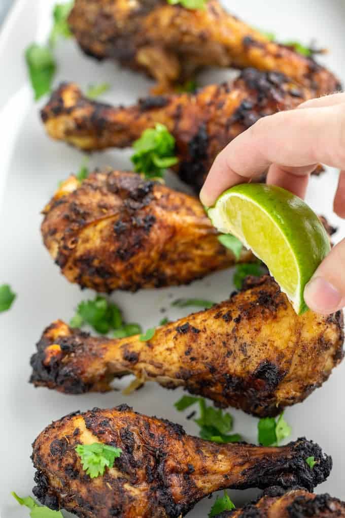 grilled chicken drumsticks