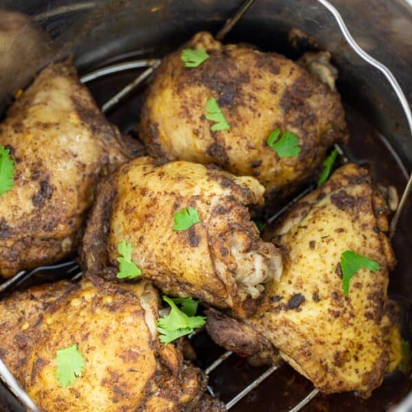 Instant Pot Chicken Thighs (Jerk Chicken Thighs) • Dishing Delish
