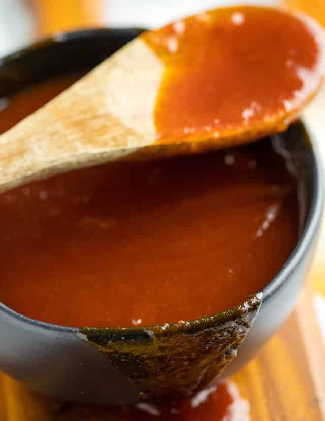 Peach BBQ Sauce Gluten Free! • Dishing Delish