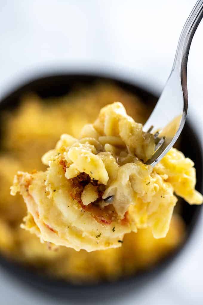 gluten free baked mac and cheese
