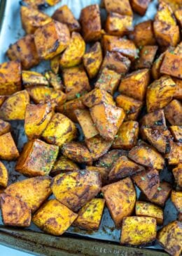 honey roasted sweet potatoes