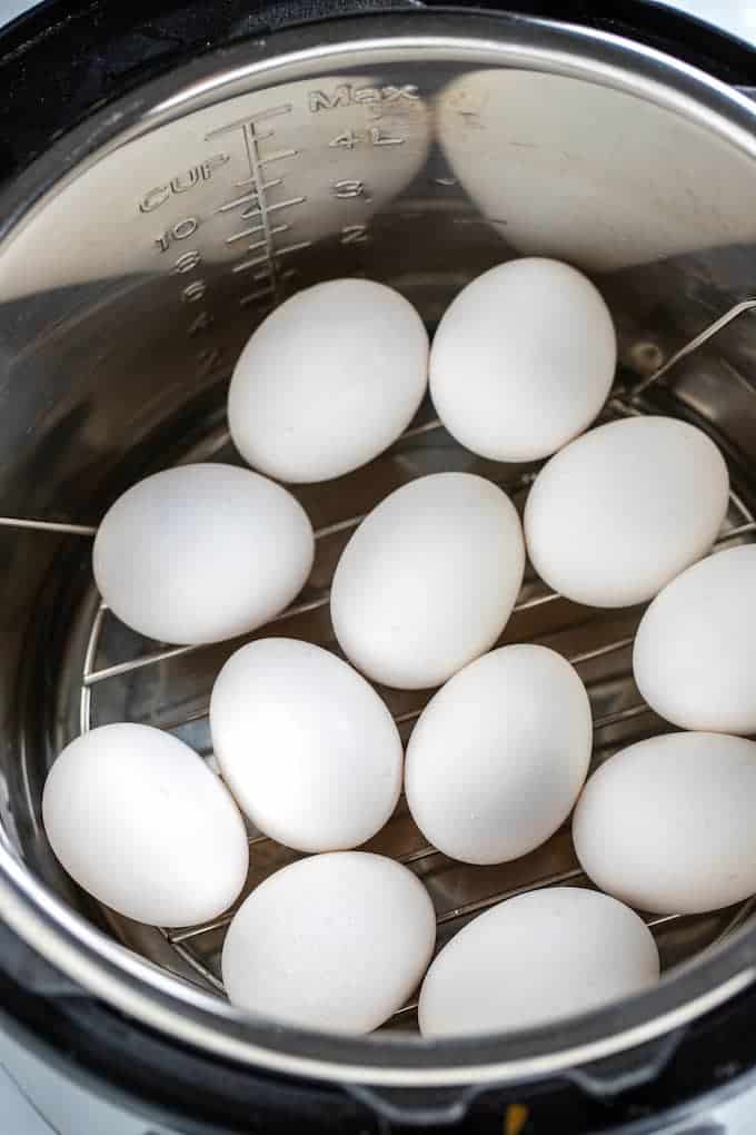 instant pot hard boiled eggs