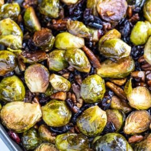 roasted brussel sprouts with balsamic
