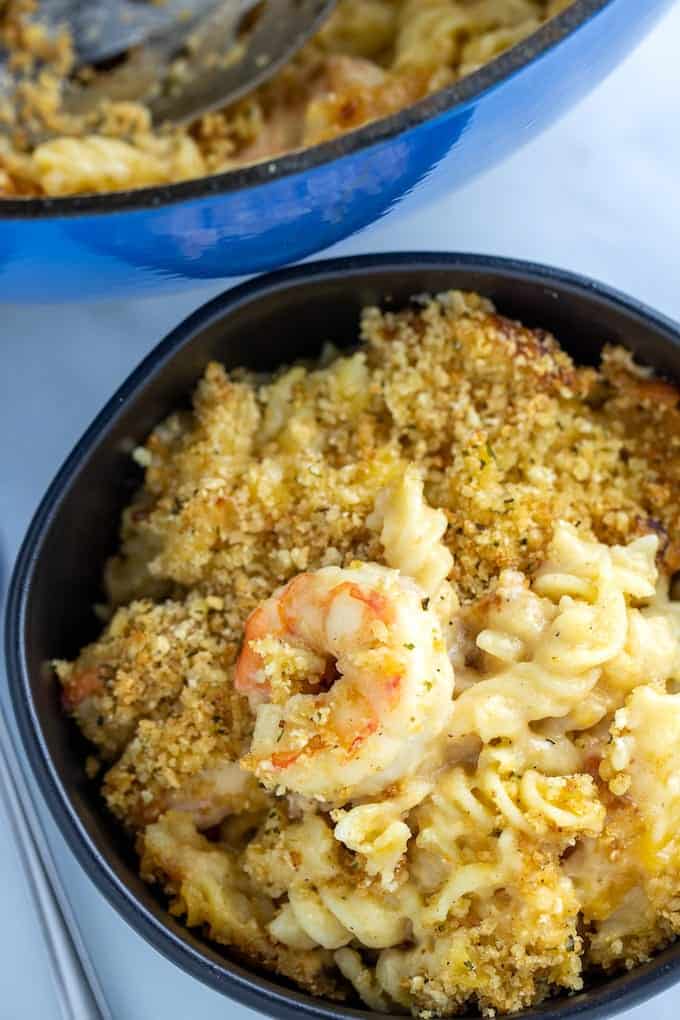 shrimp mac and cheese