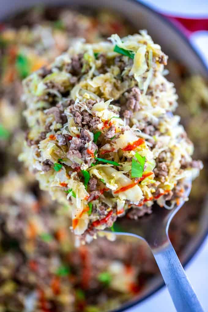 egg roll in a bowl