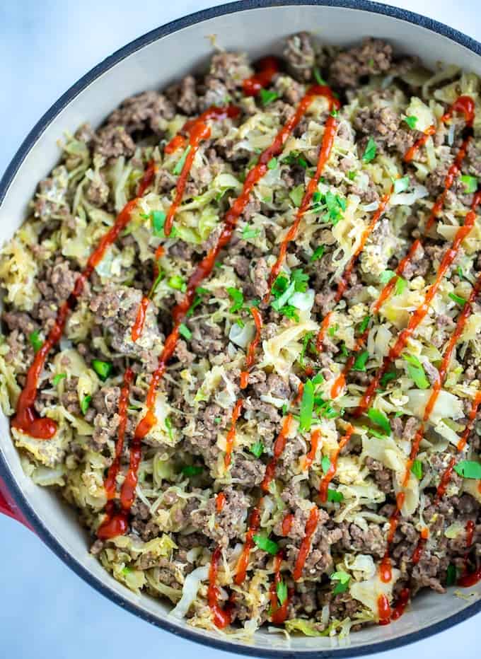 Egg Roll in a Bowl (Low Carb!) • Dishing Delish