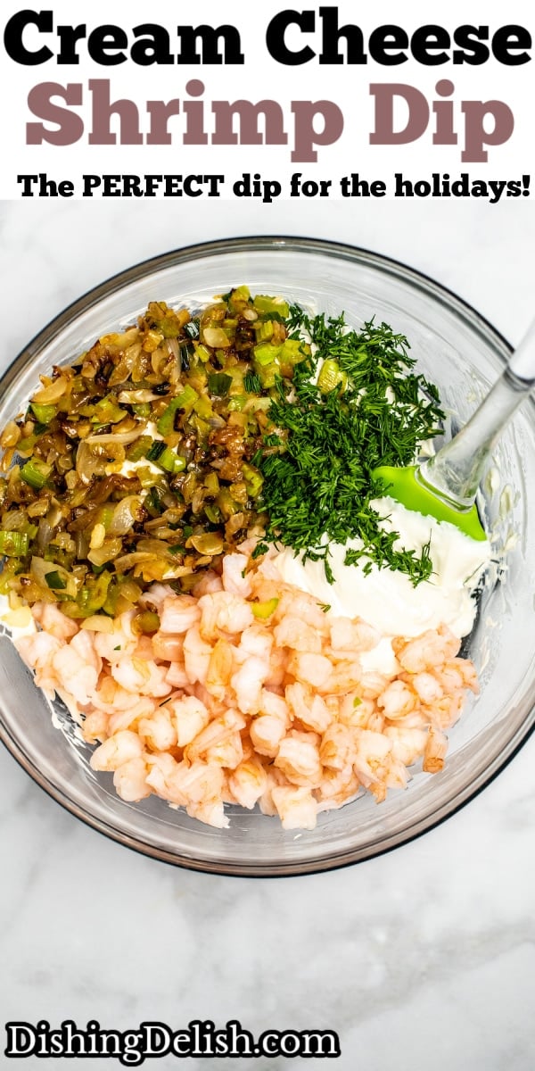 Cream Cheese Shrimp Dip • Dishing Delish