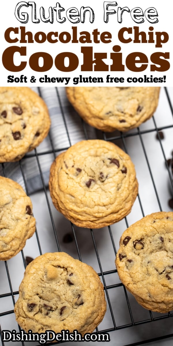 Chewy Gluten Free Chocolate Chip Cookies • Dishing Delish