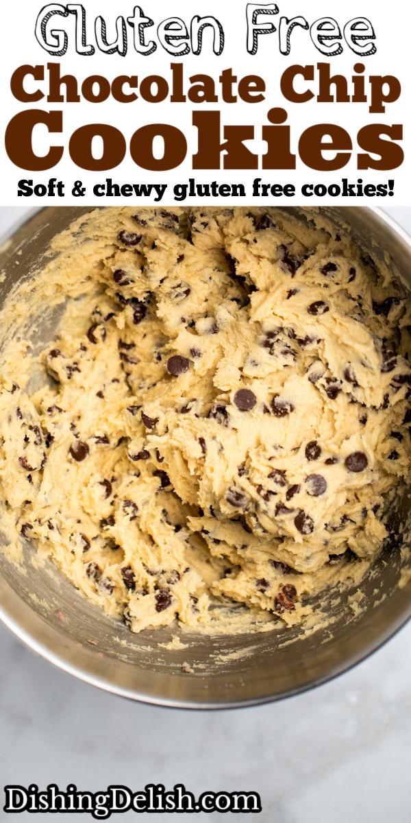 Chewy Gluten Free Chocolate Chip Cookies • Dishing Delish