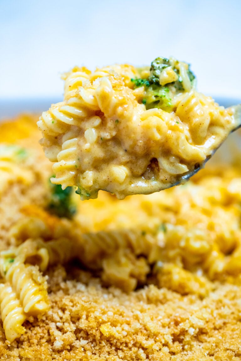 Broccoli Mac and Cheese • Dishing Delish