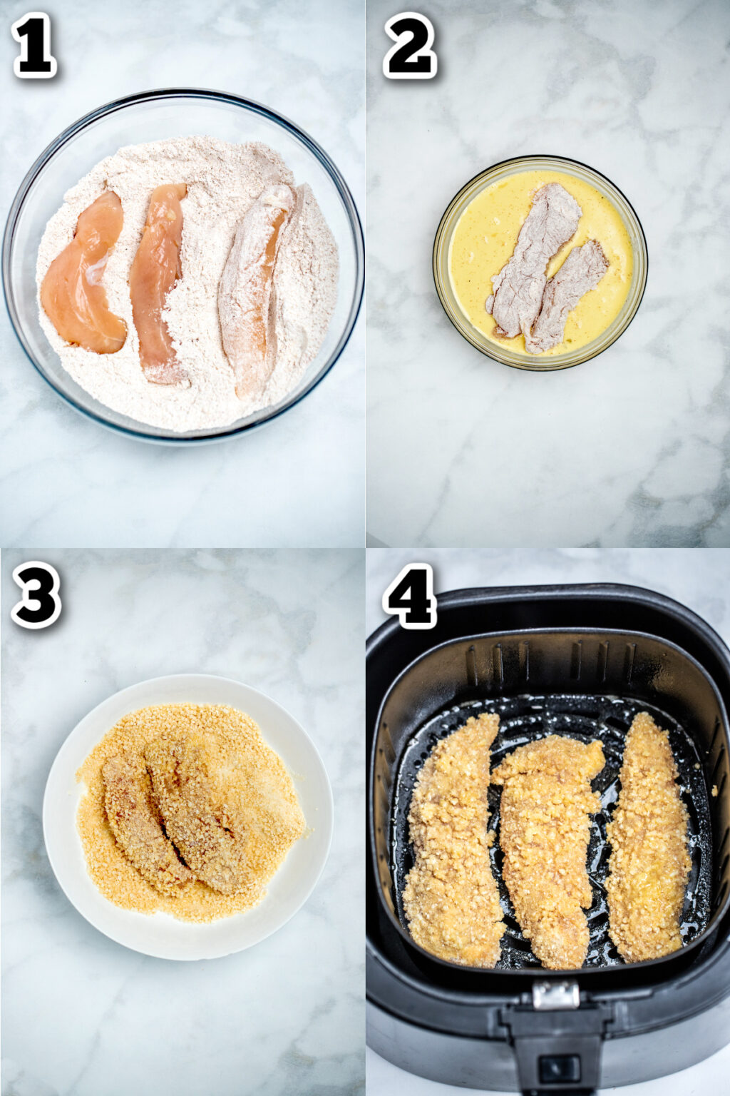 Air Fryer Chicken Tenders • Dishing Delish