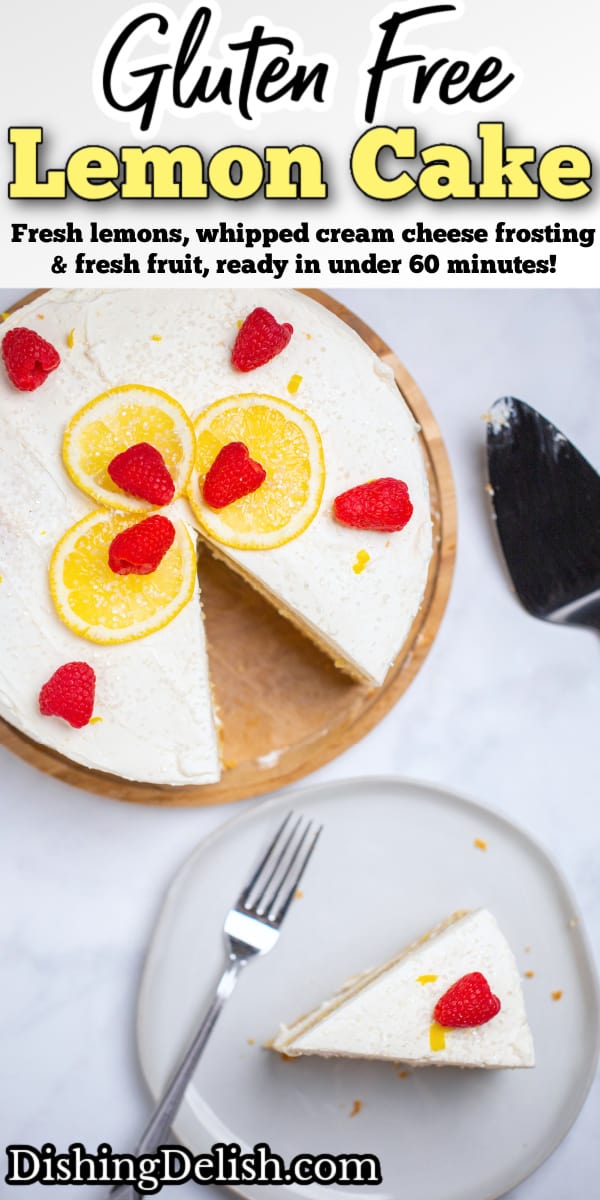 Gluten Free Lemon Cake • Dishing Delish