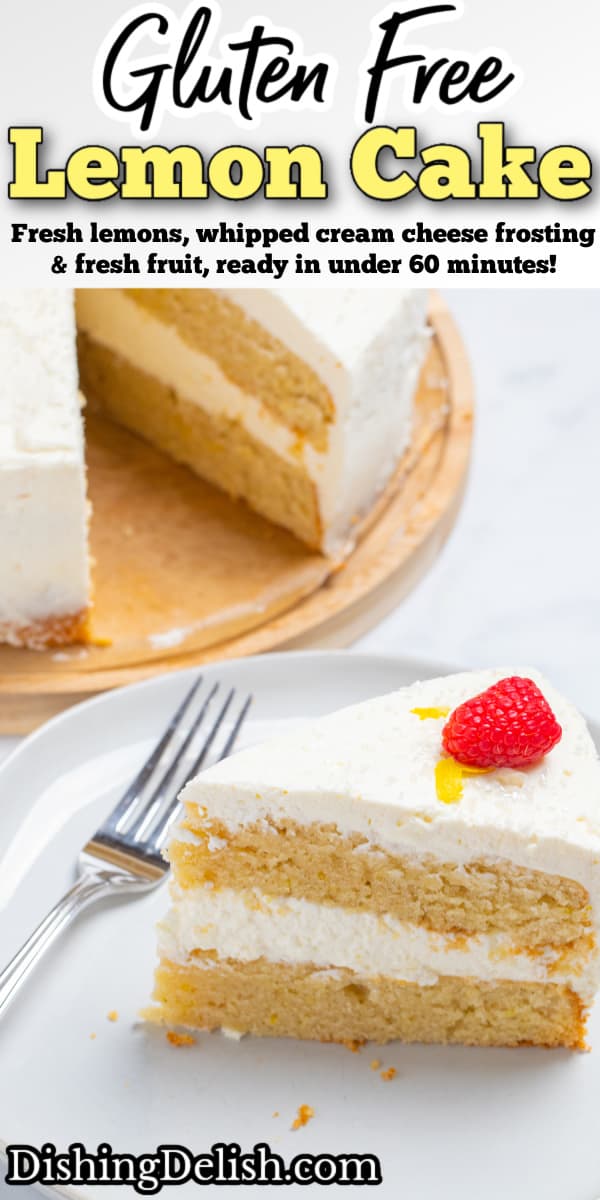 Gluten Free Lemon Cake • Dishing Delish